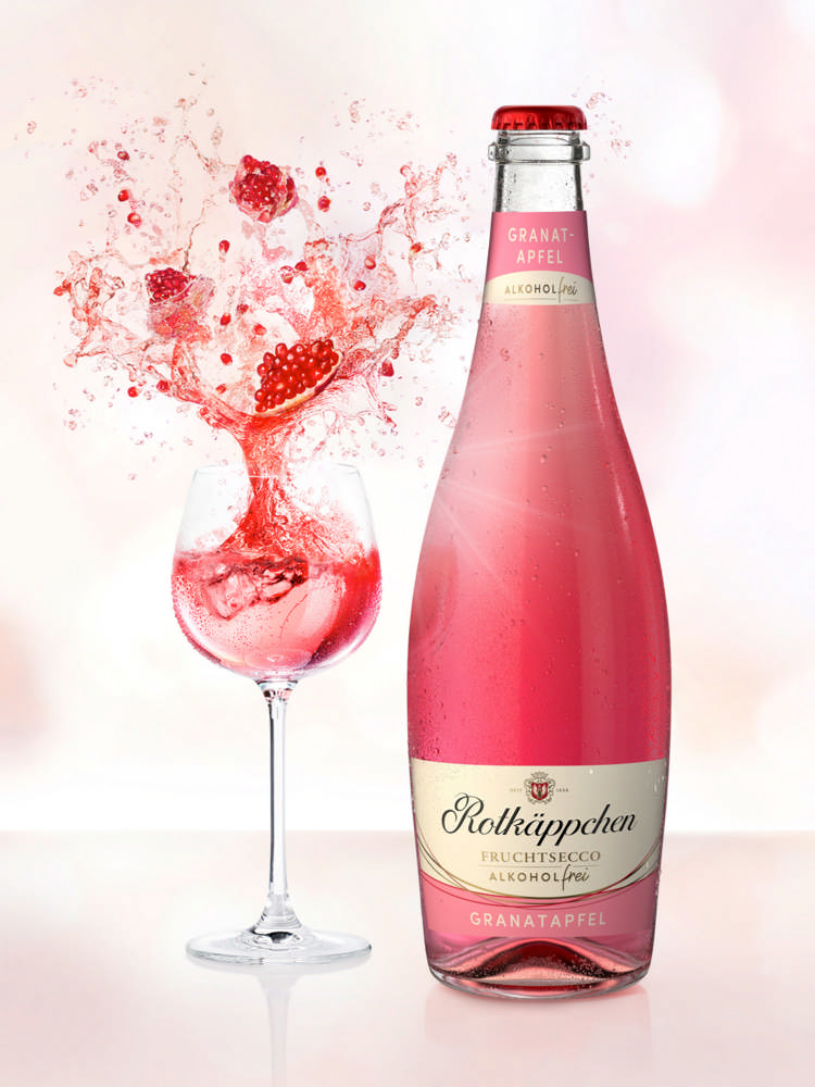 Rotkäppchen Fruchtsecco Granatapfel Alkoholfrei - 6er Karton