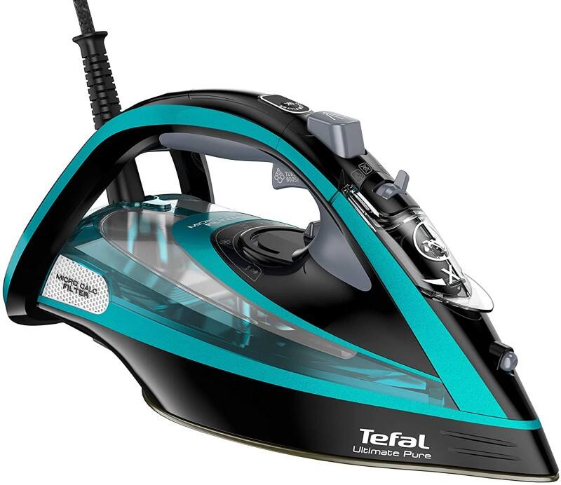 Tefal FV9844 Dampfbügeleisen Verkabelt FV9844 0.35 l Schwarz, Blau