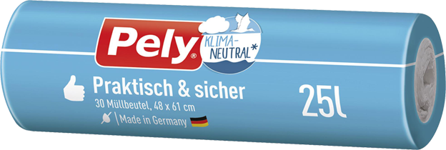 Pely Müllbeutel 25L Klimaneutral