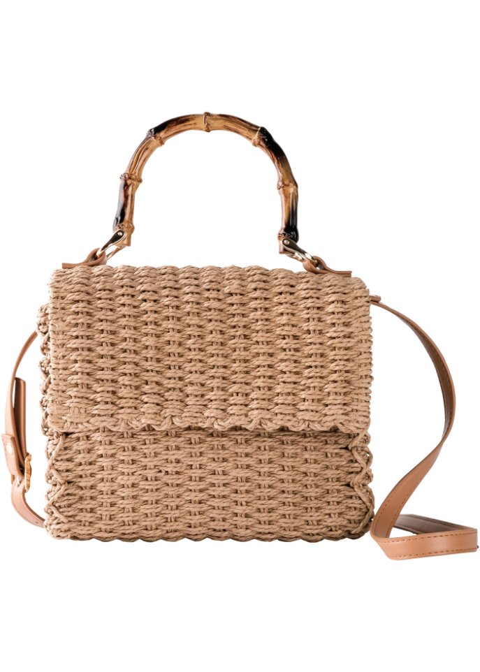 Strohhandtasche