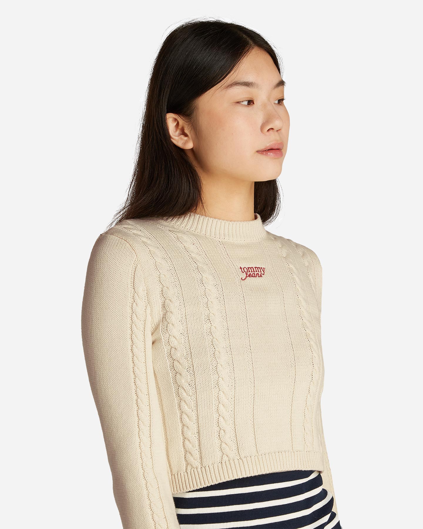 Maglione Tommy Hilfiger Logo Script W DW0DW20256-YBH