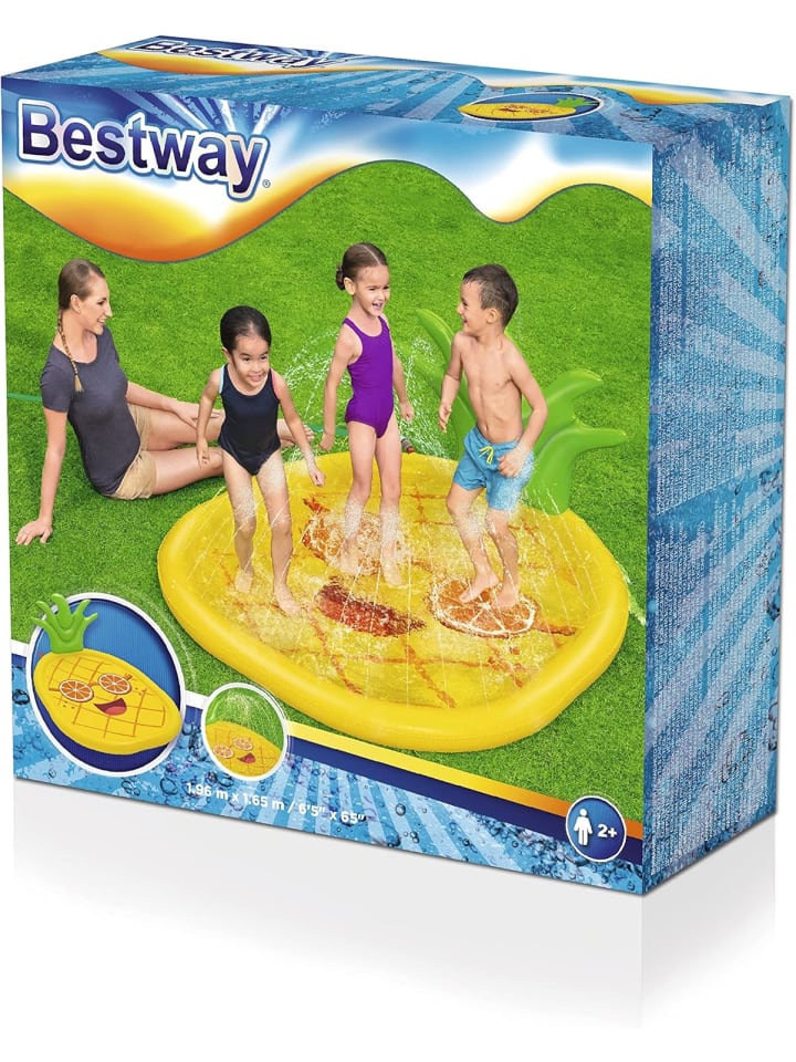 Bestway Wassermatte Sunny Pineapple (196x165cm) in gelb günstig kaufen onesize