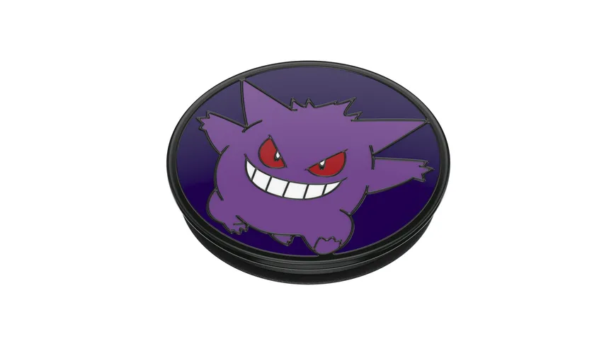 PopGrip - ausziehbarer Handy-Griff Handyhalter - Pokémon Enamel Glow in the Dark Gengar