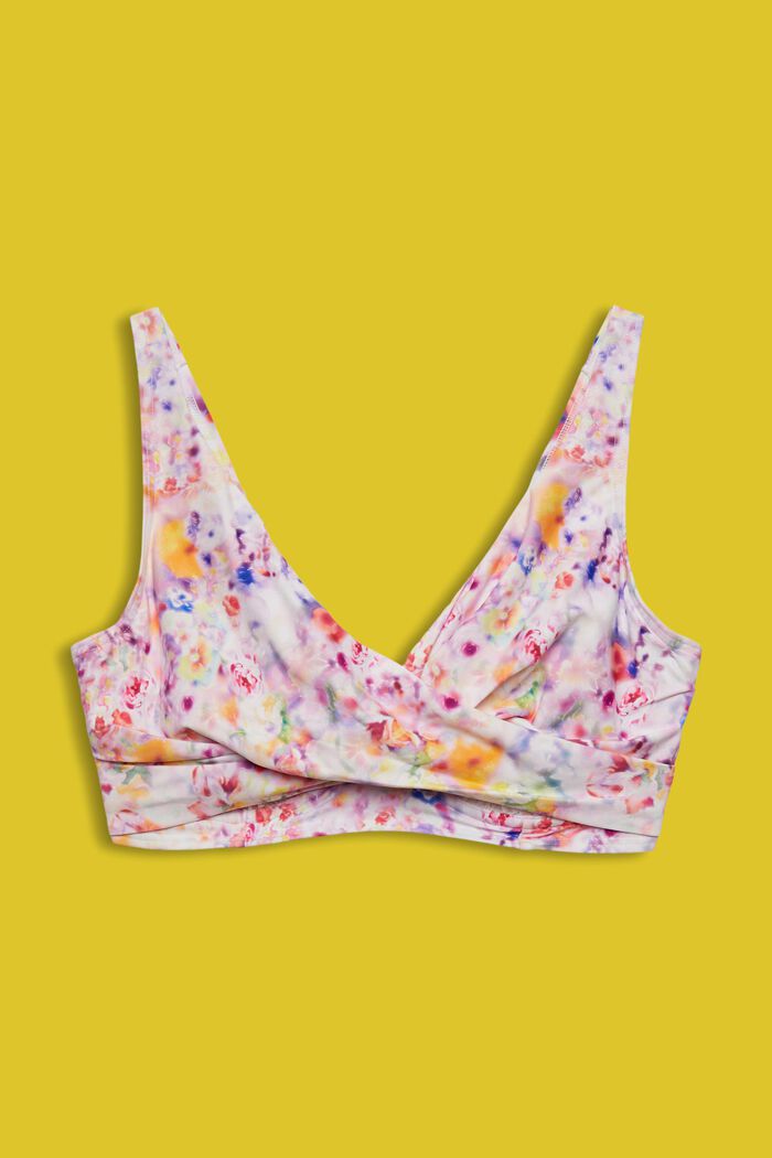 Bikinitop mit Blumenprint für große Cups