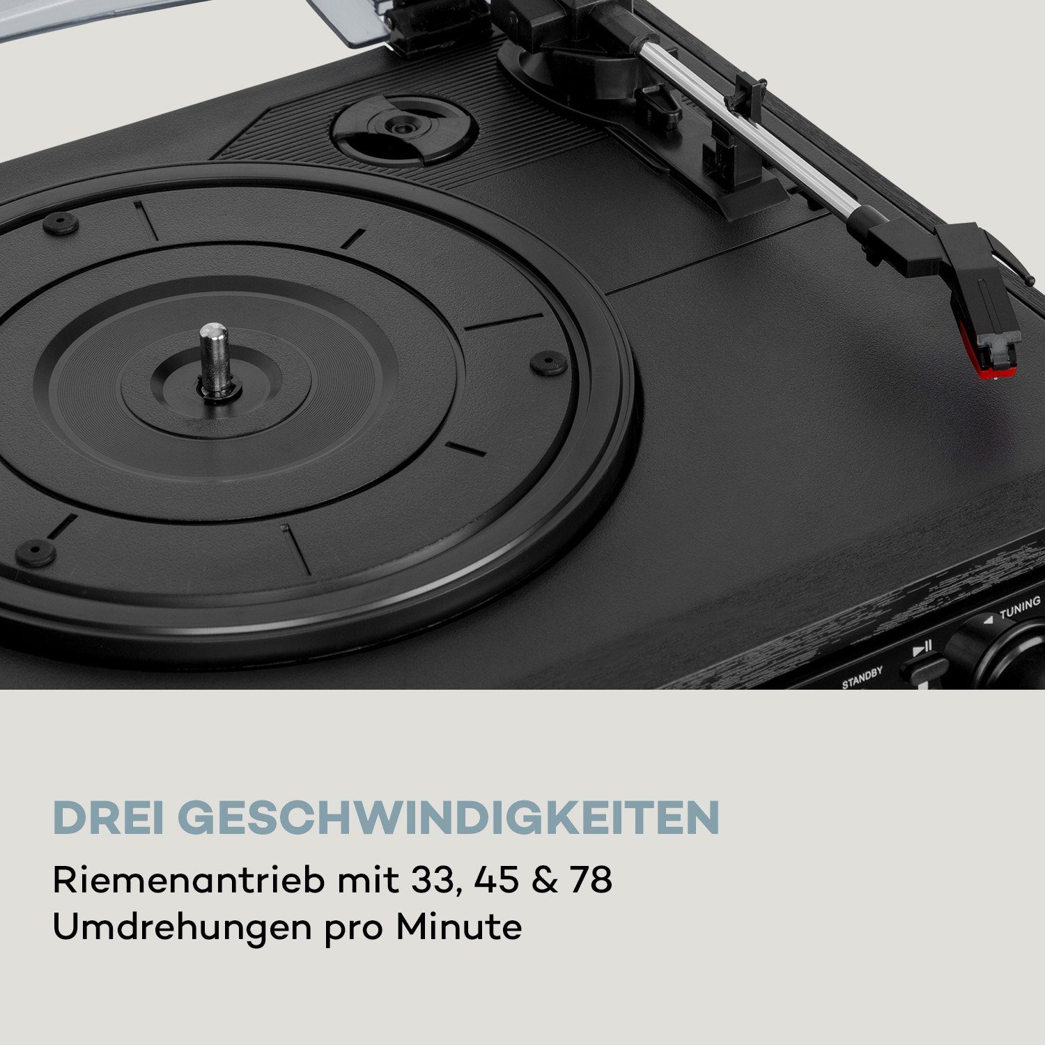 Auna Oakland DAB Plus Stereoanlage (FM und DAB+ Radiotuner)