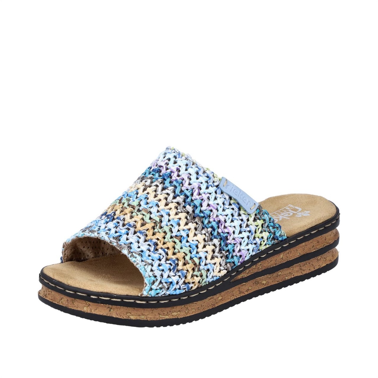 RIEKER Klassische Sandalen blau