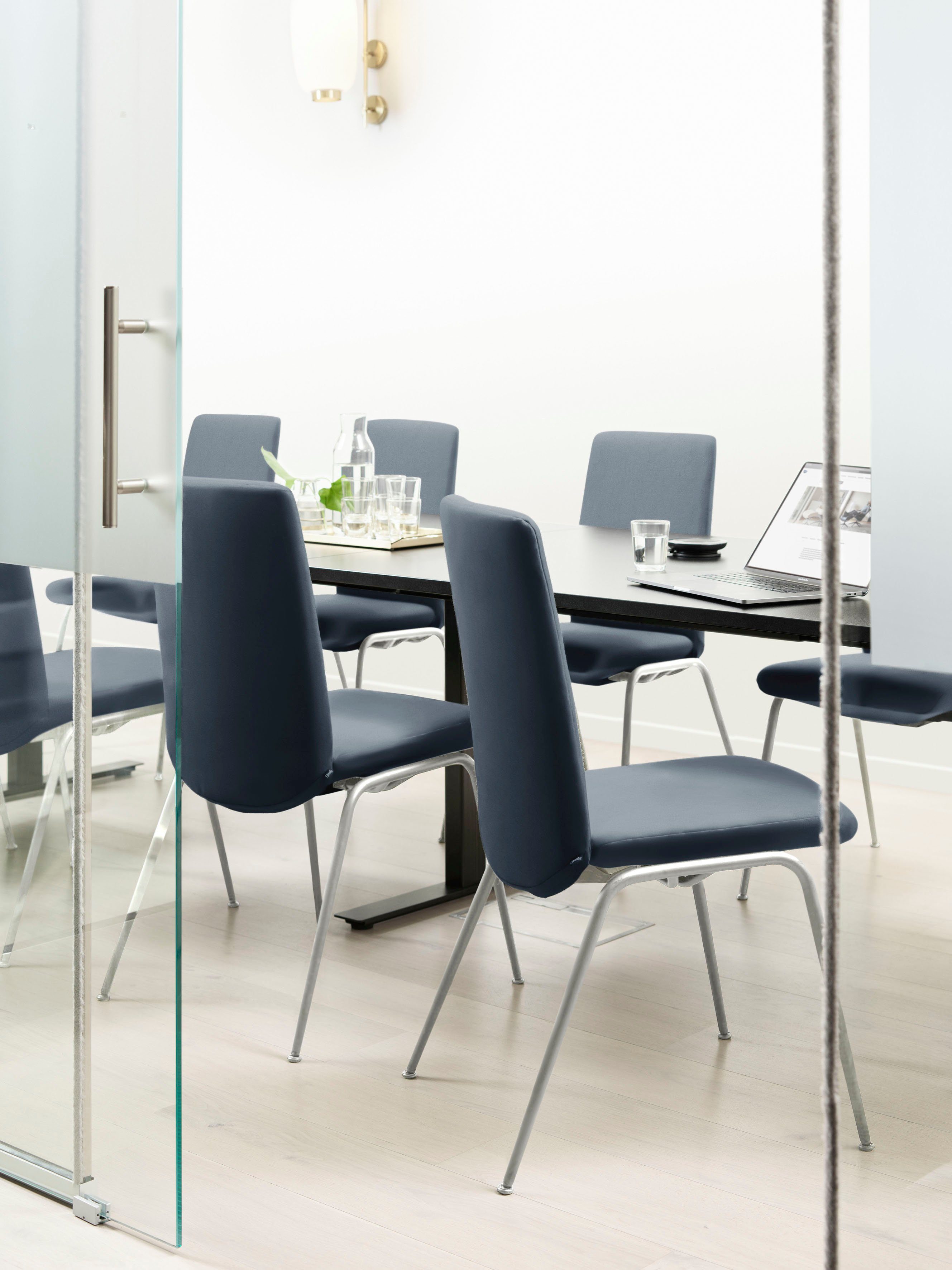 Stressless® Polsterstuhl Laurel, Low Back, Größe M, mit Beinen aus Stahl in Chrom glänzend