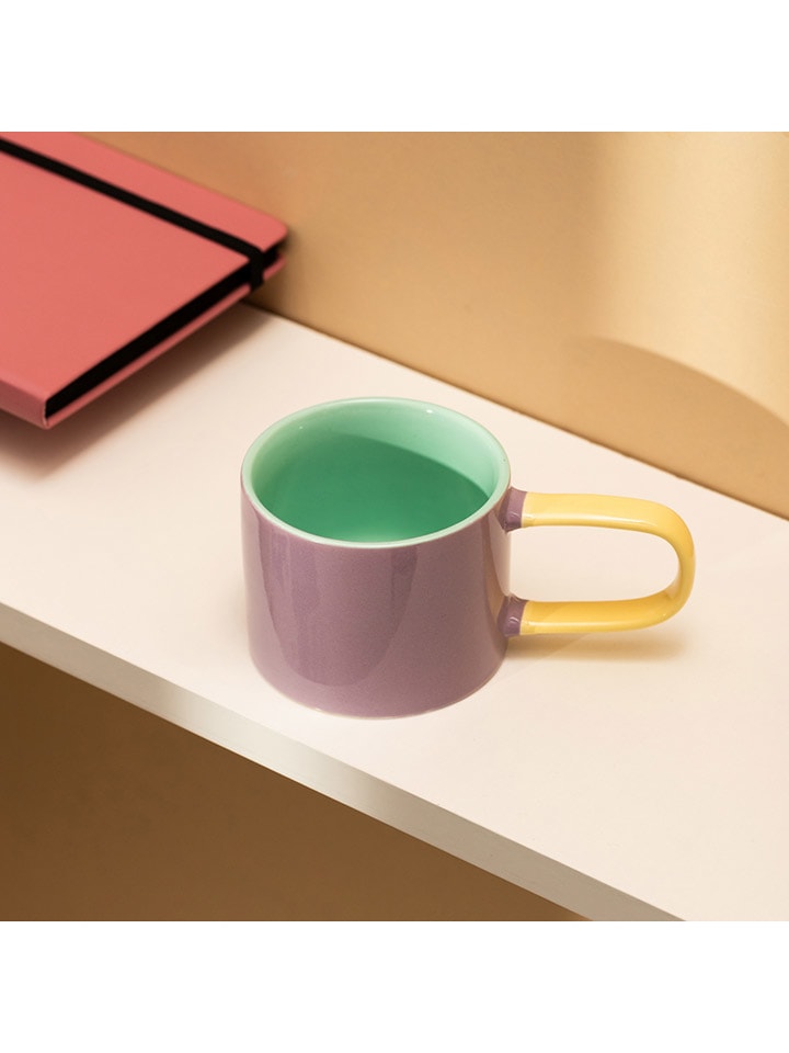 Homla Tasse ''Finko'' in Lila/ Mint/ Gelb - 300 ml günstig kaufen onesize