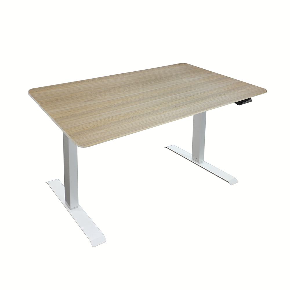 Home Deluxe Höhenverstellbarer Schreibtisch elektrisch LUMINA - 160 x 80 cm Eiche