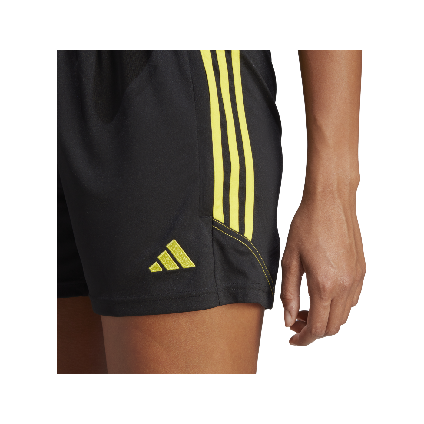 adidas Tiro 23 Club Short Damen Schwarz Gelb