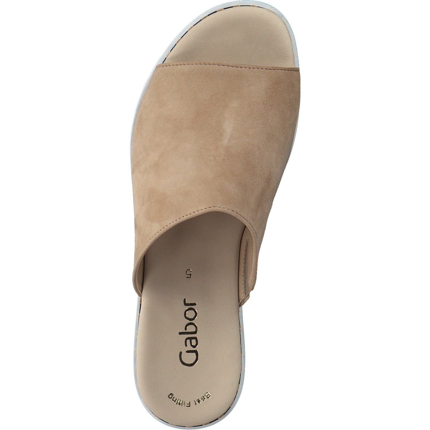 Gabor 64.663, Pantoletten & Badeschuhe, Damen, Beige