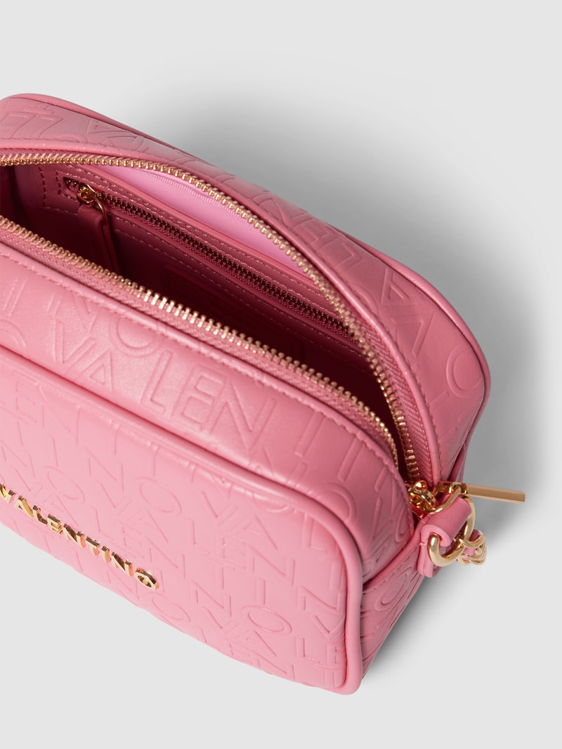 Umhängetasche mit Label-Details Modell 'RELAX' in pink