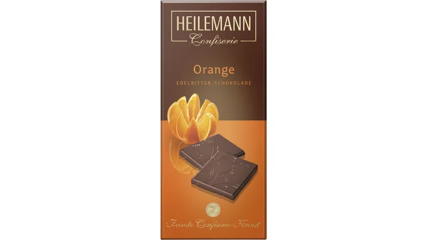 Heilemann Orange Edelbitter-Schokolade 80 g