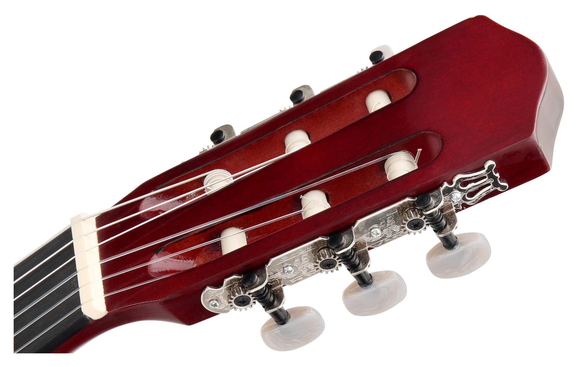 Classic Cantabile Konzertgitarre AS-851 Klassikgitarre, 4/4, Das perfekte Einsteigerinstrument!
