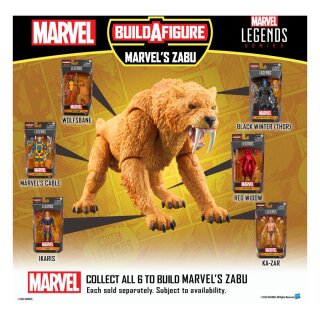Marvel Legends Actionfigur - Red Widow (BAF: Marvel's Zabu)