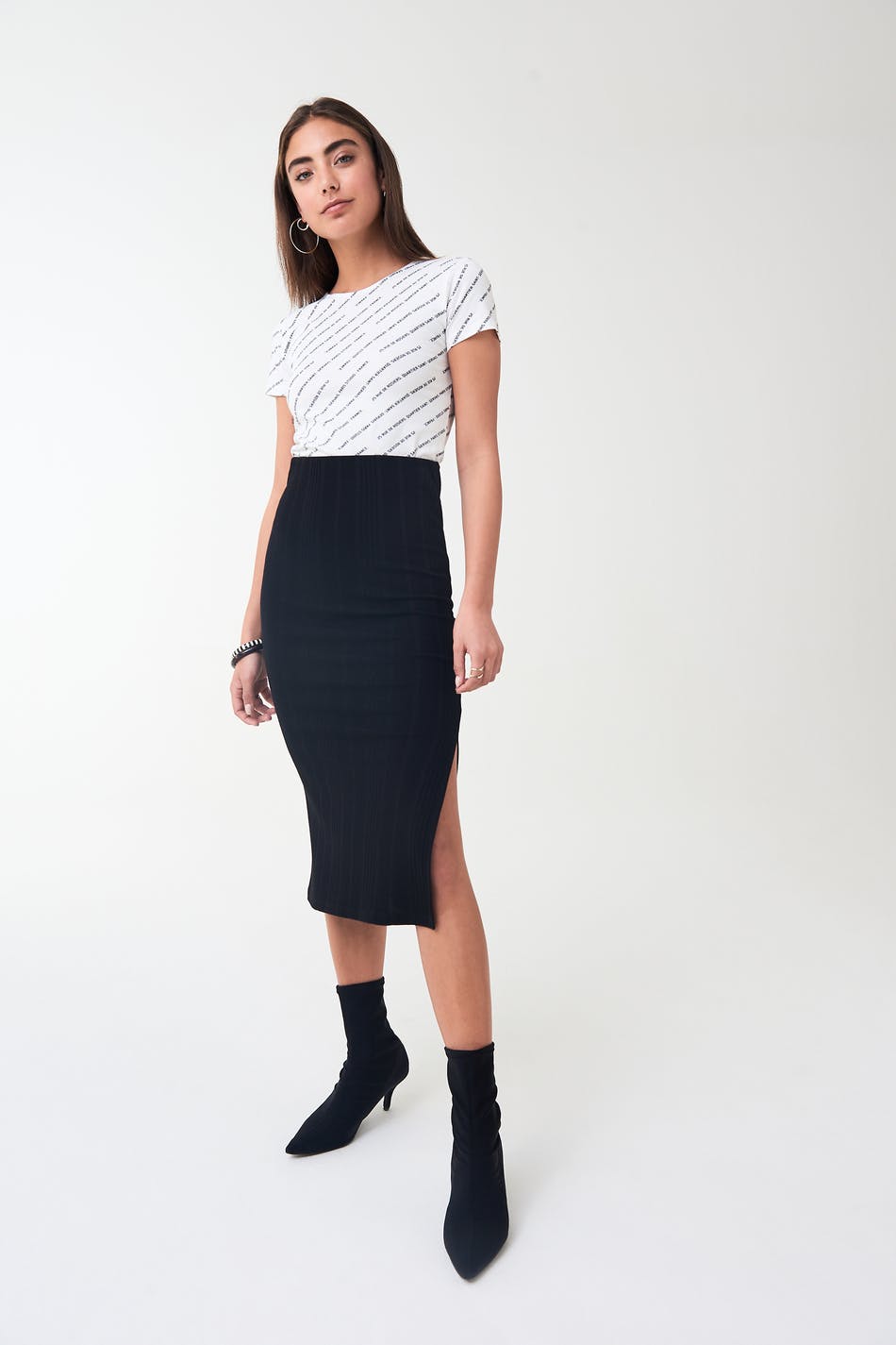 Maria rib skirt