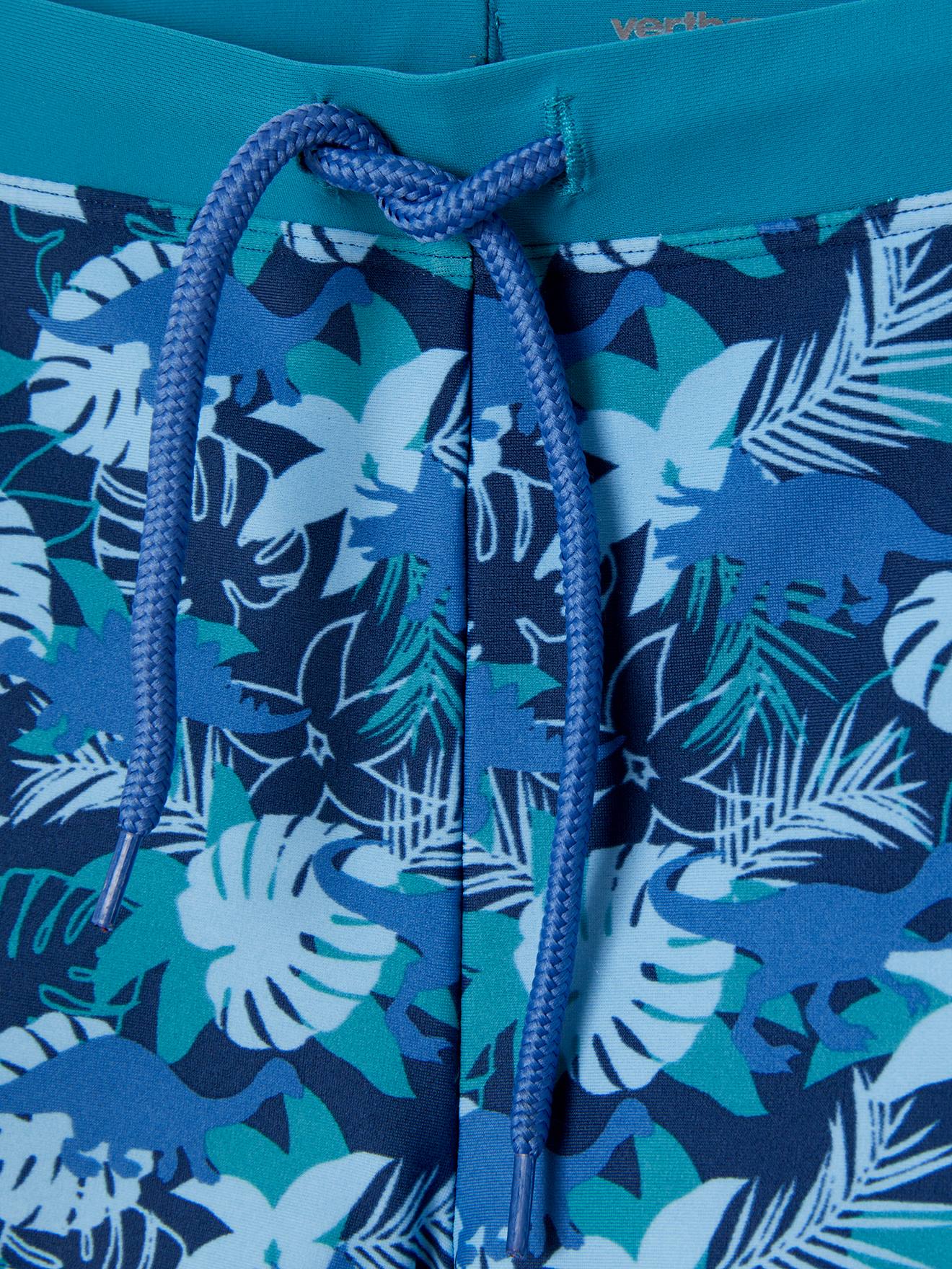 Boxer de bain imprimé garçon marine imprimé