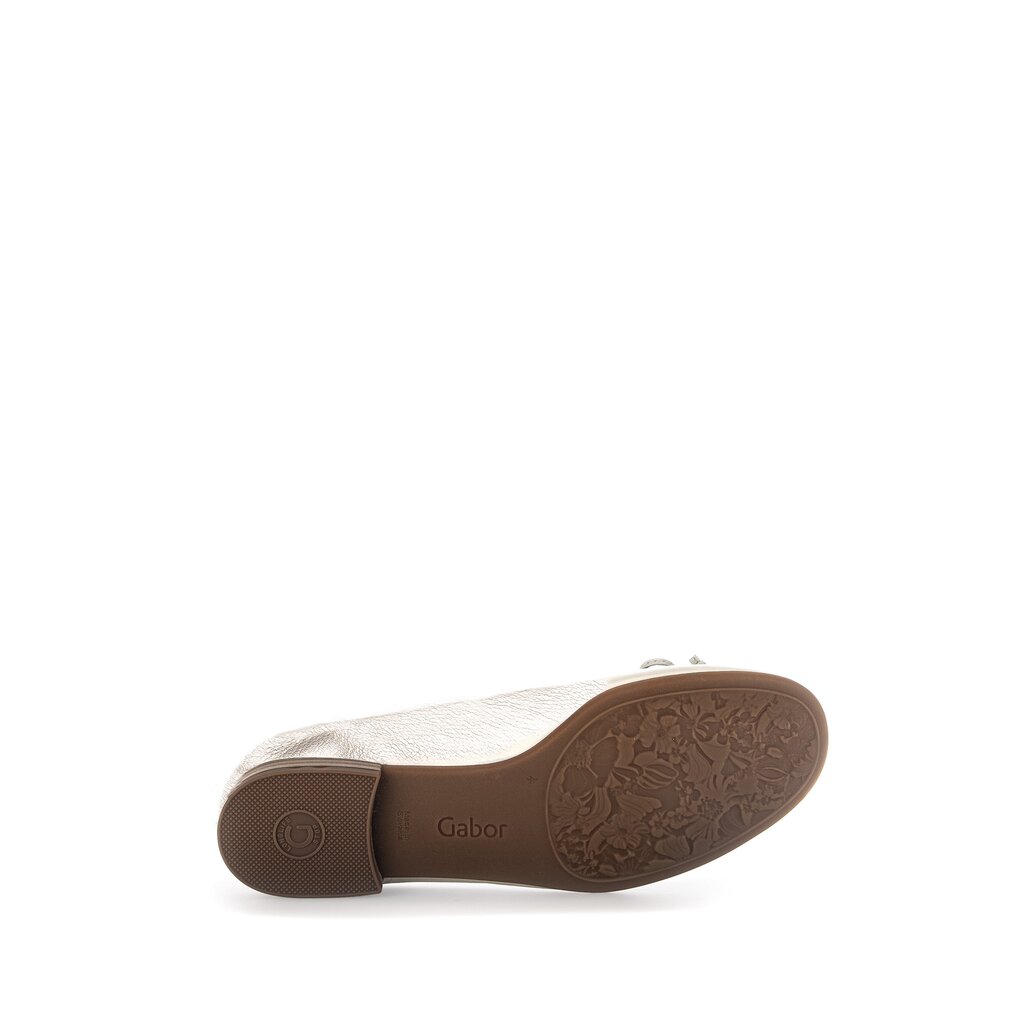 Gabor comfort Eleganter Ballerina gold