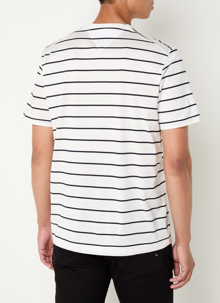 Tricou cu dungi Tommy Hilfiger