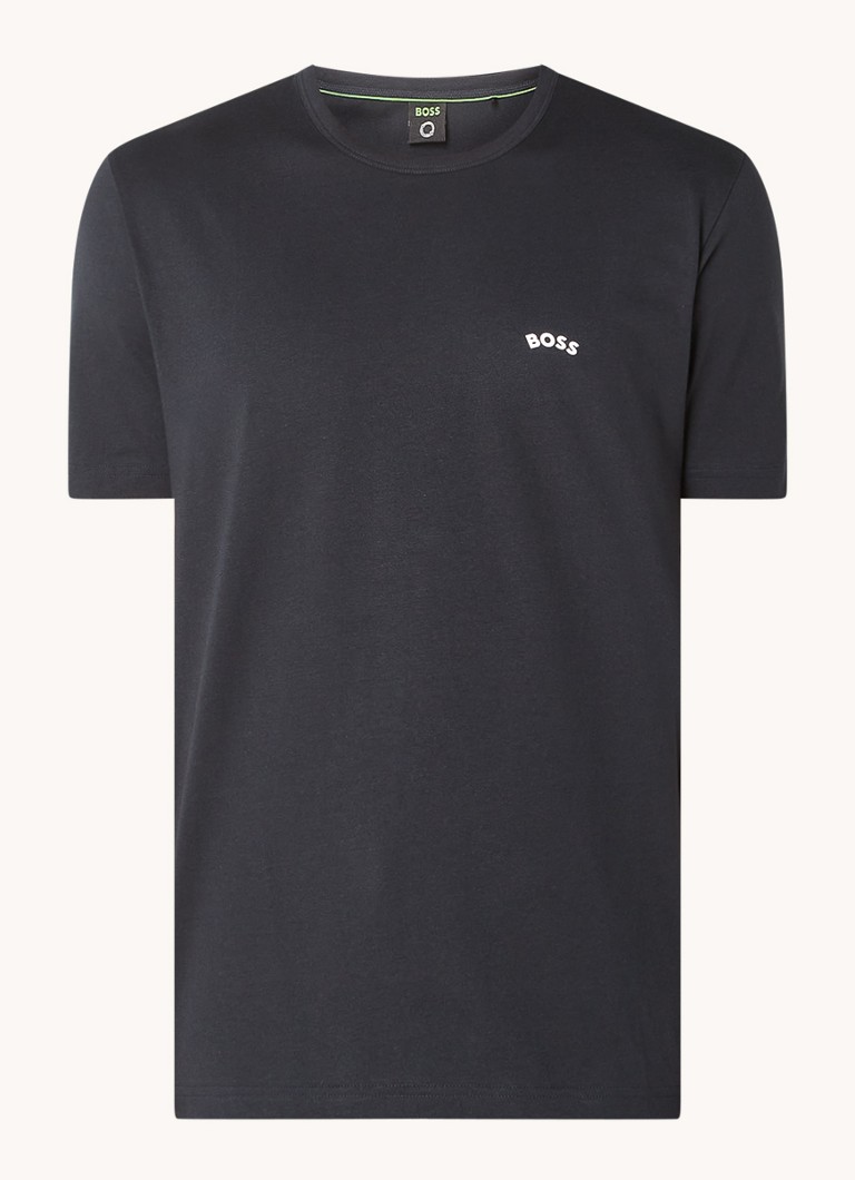 Tricou HUGO BOSS curbat cu logo