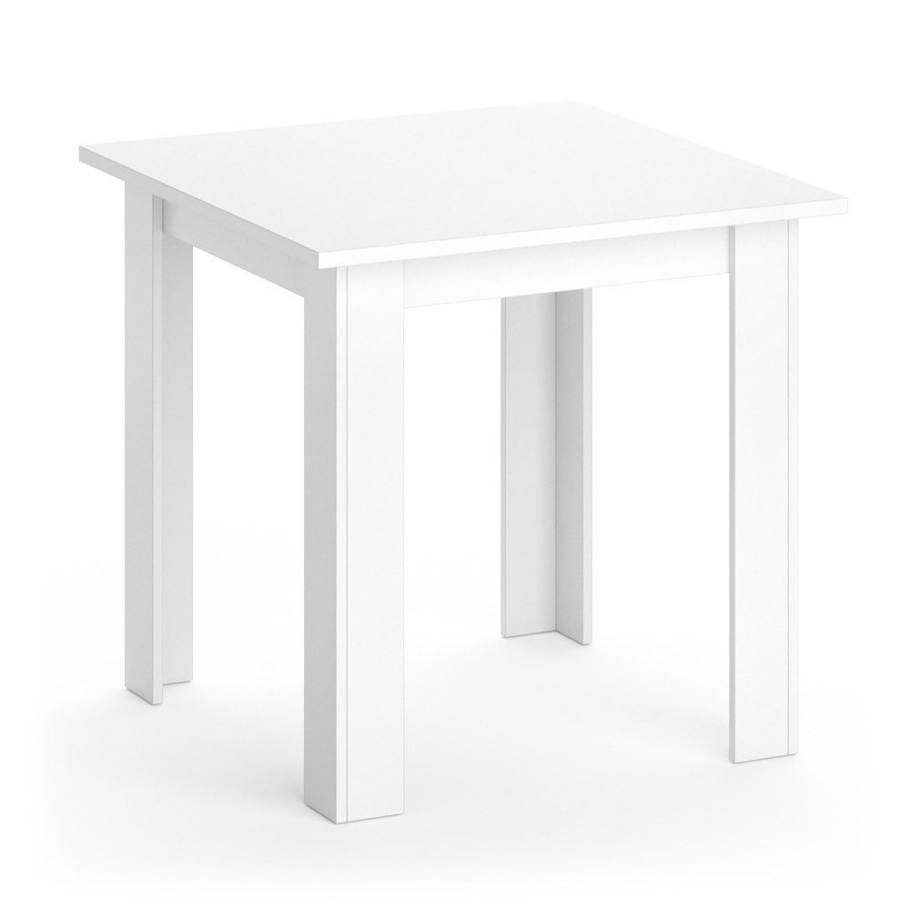 Vicco Esstisch Esszimmertisch Küchentisch KARLOS 80cm Weiß