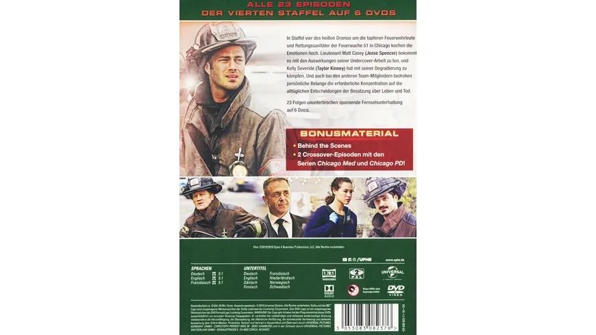 Chicago Fire - Staffel 4  [6 DVDs]