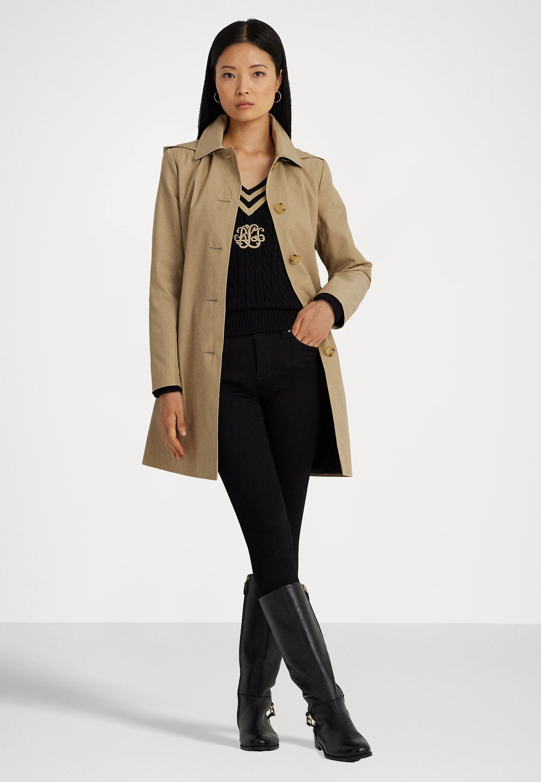 Lauren Ralph Lauren ABRIGO FORRADO - Abrigo corto