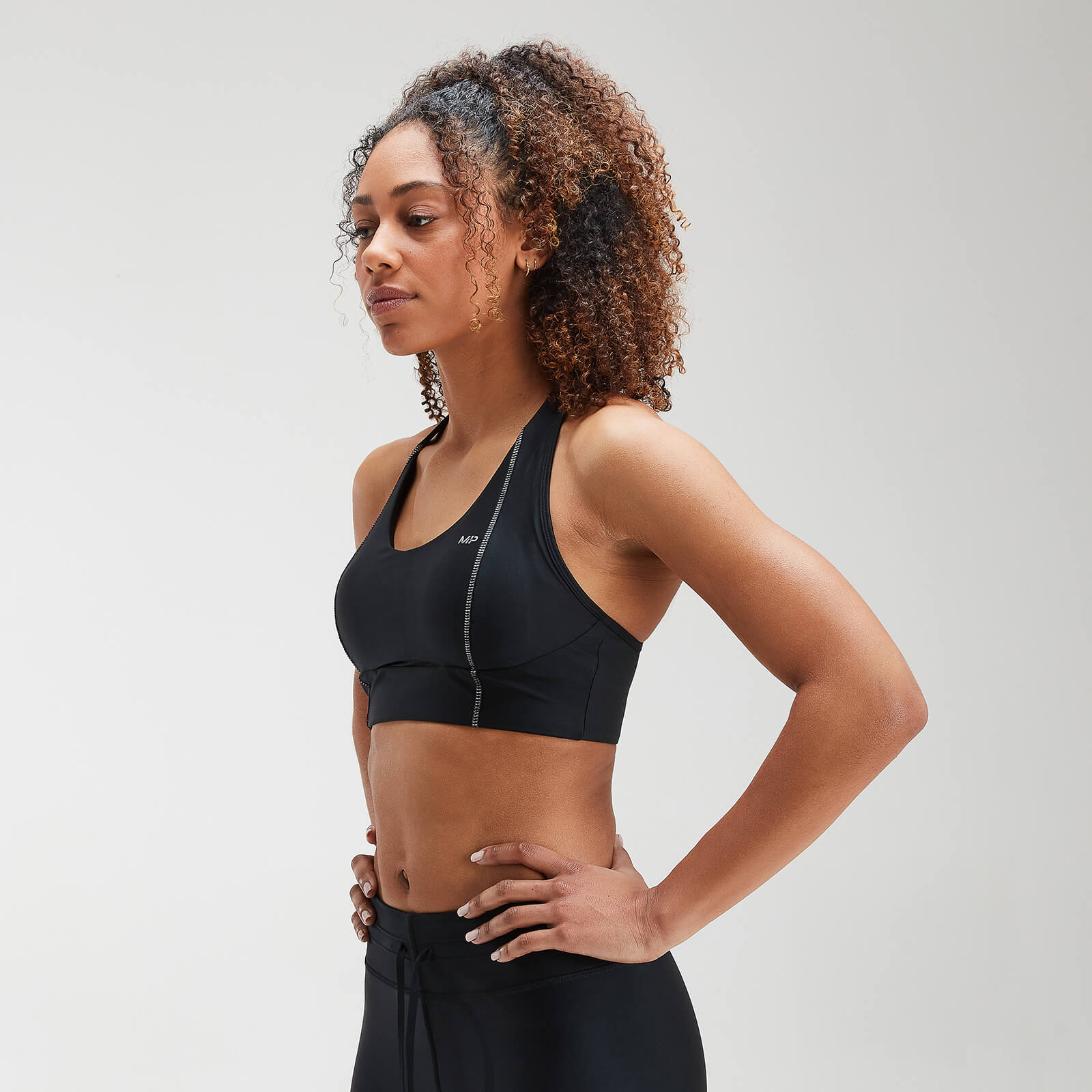 Brassière de sport MP Velocity pour femmes – Noir