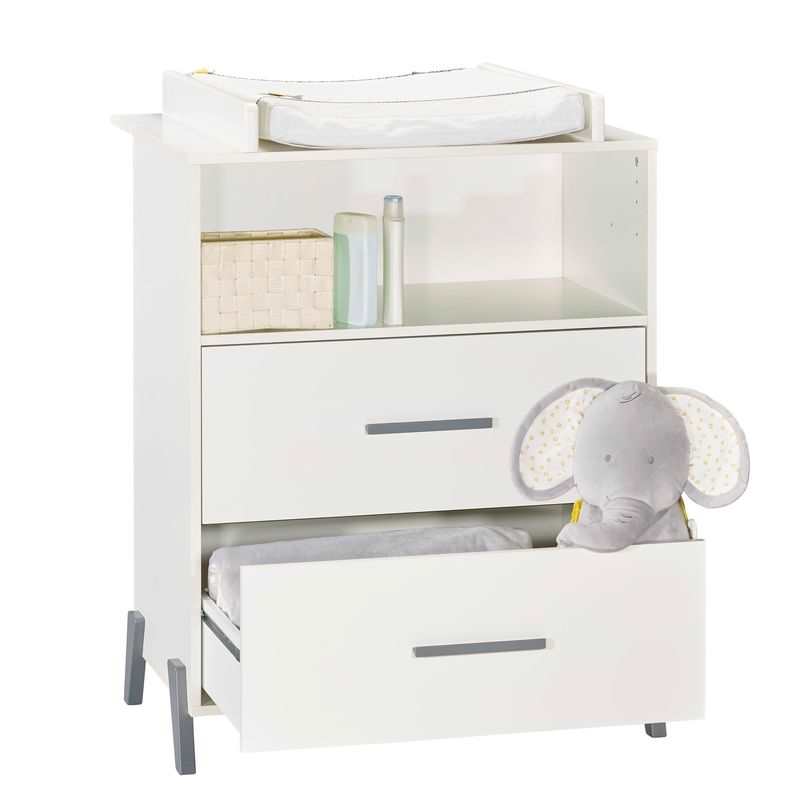 Commode à langer 2 en 1 Joy gris