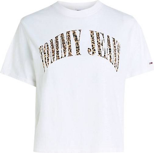 TOMMY-JEANS Damen T-Shirt TJW CLS LEO