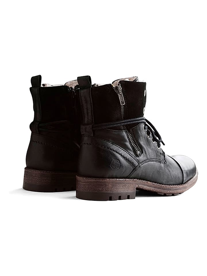 NoGRZ Lederboots in Schwarz, NEU!!!  günstig kaufen 37