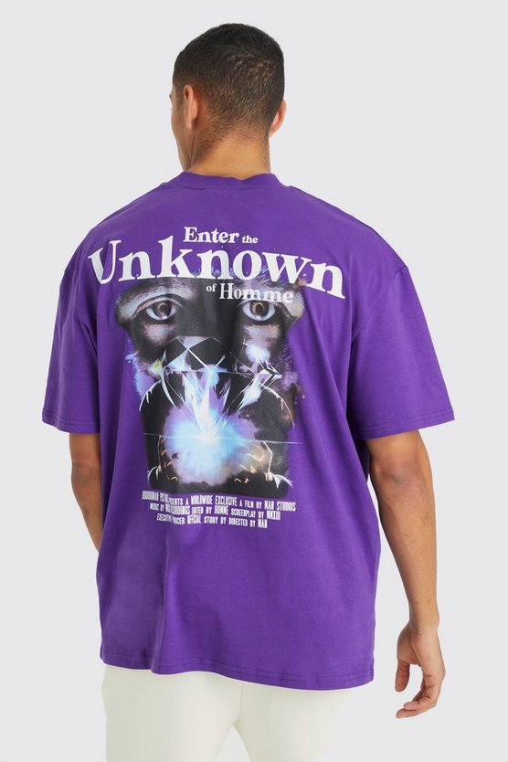 Oversize T-Shirt & Jogginghose mit Unknown-Print
