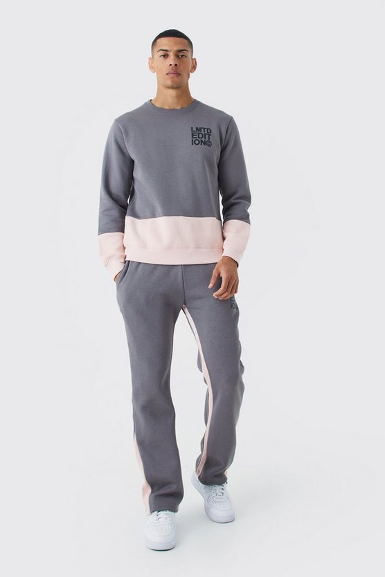 Limited Edition Slim-Fit Colorblock Trainingsanzug