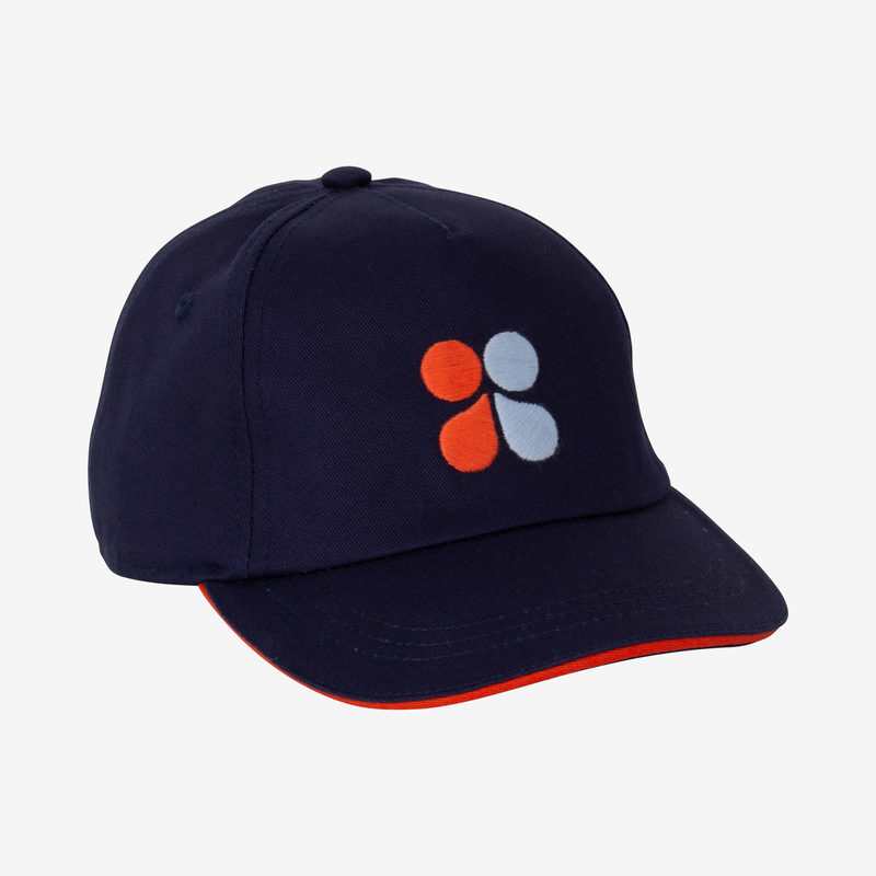 Casquette bébé bleuee broderie papillon Catimini