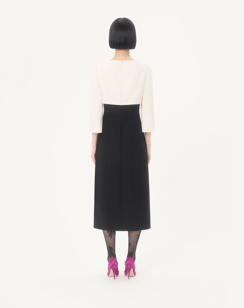 Crêpe Couture Midi-jurk