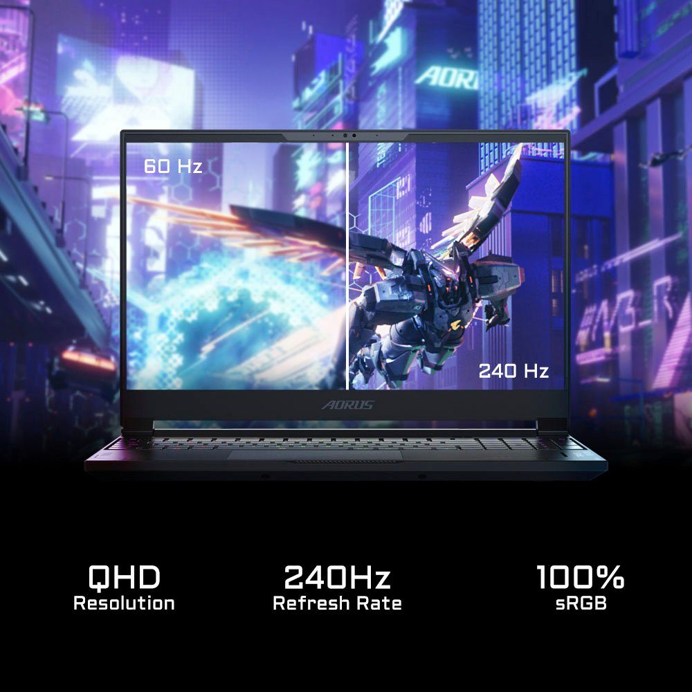 Gigabyte AORUS 15X ASF-B3DE654SH Gaming-Notebook (39,6 cm/15,6 Zoll, Intel Core i9 13900HX, GeForce RTX 4070, 1000 GB SSD)
