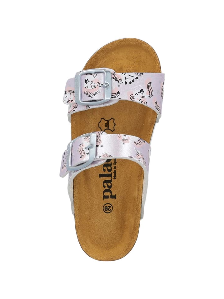 palado Pantoletten in Hellrosa Metallic Unicorn günstig kaufen 35