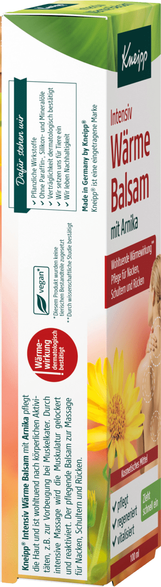 Intensiv Wärme Balsam mit Arnika, 100 ml