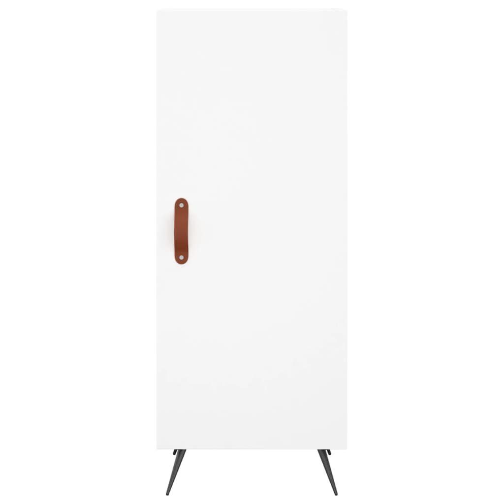 vidaXL Sideboard Sideboard Weiß 34,5x34x90 cm Holzwerkstoff (1 St)