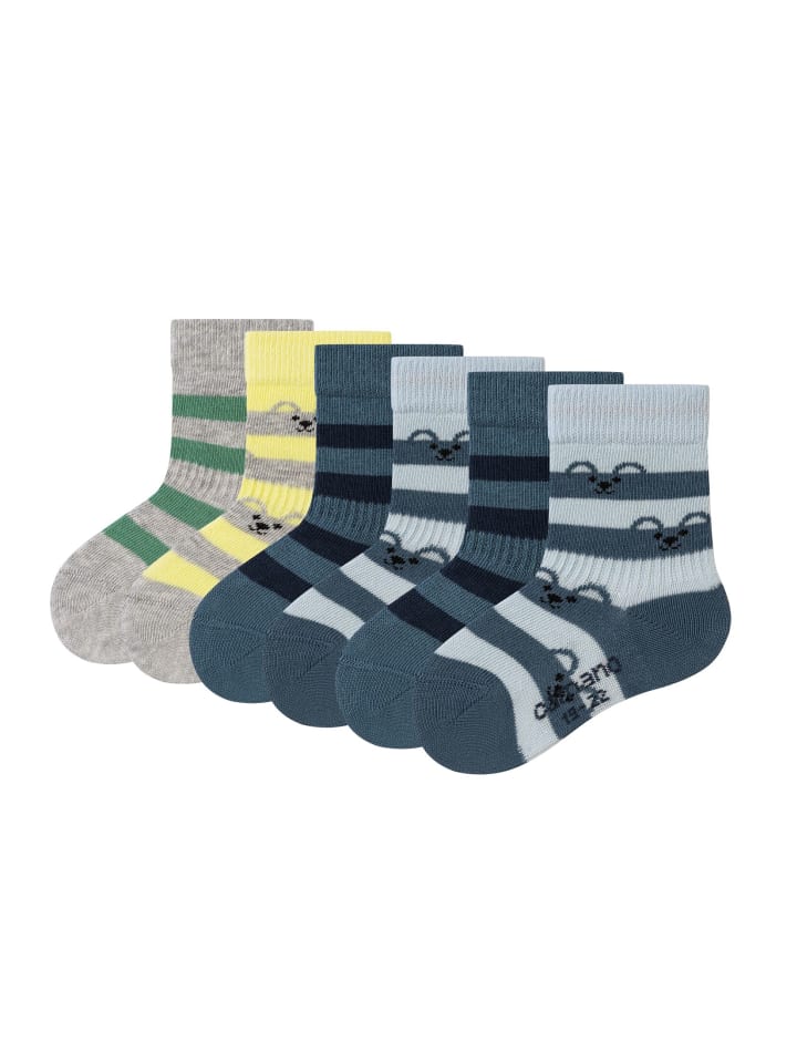 camano Socken 6er Pack ca-soft in hellblau günstig kaufen 15-18