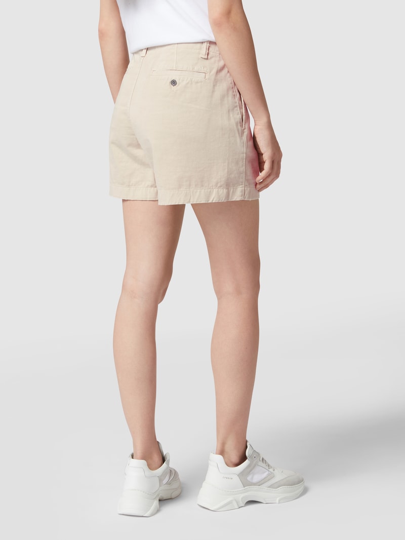 Bermudas aus reiner Baumwolle in sand