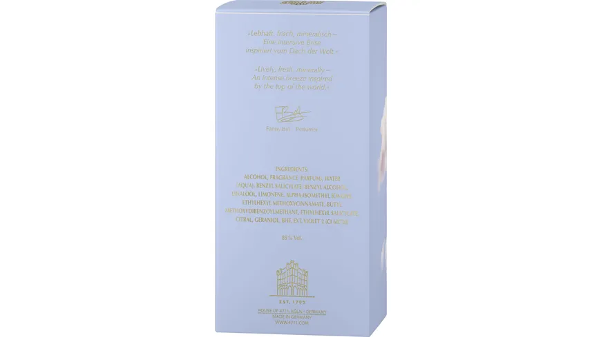 4711 ACQUA COLONIA Intense Pure Breeze of Himalaya Eau de Cologne 50 ml