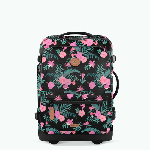 Valladolid small black 2-wheel soft suitcase