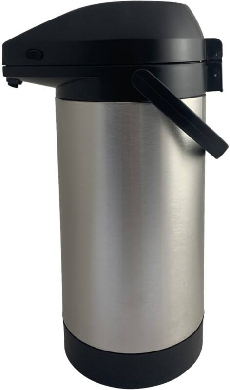 EasyPush Pumpkanne Edelstahl Schwarz, Silber 381.608