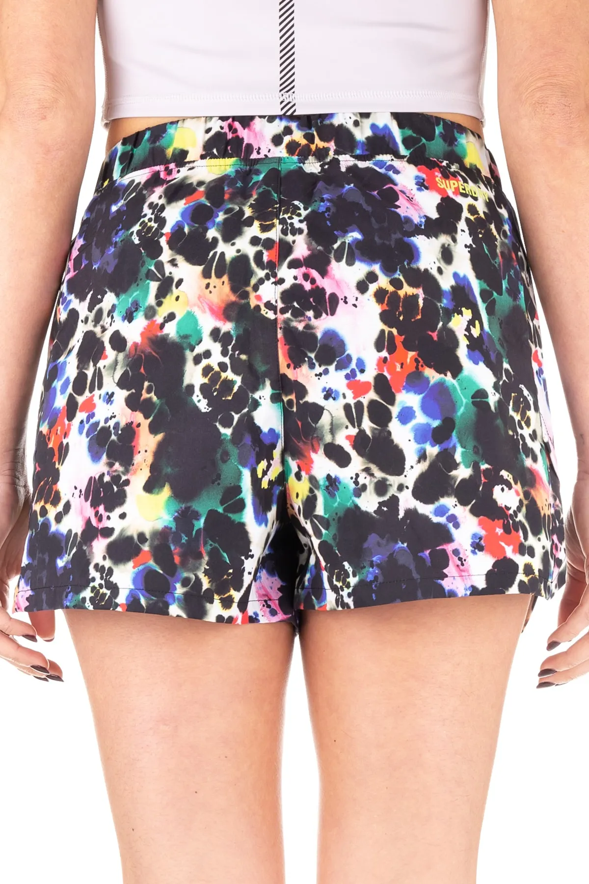 SUPERDRY  Kurze Sporthose - Mehrfarbig - Mittlerer Bund