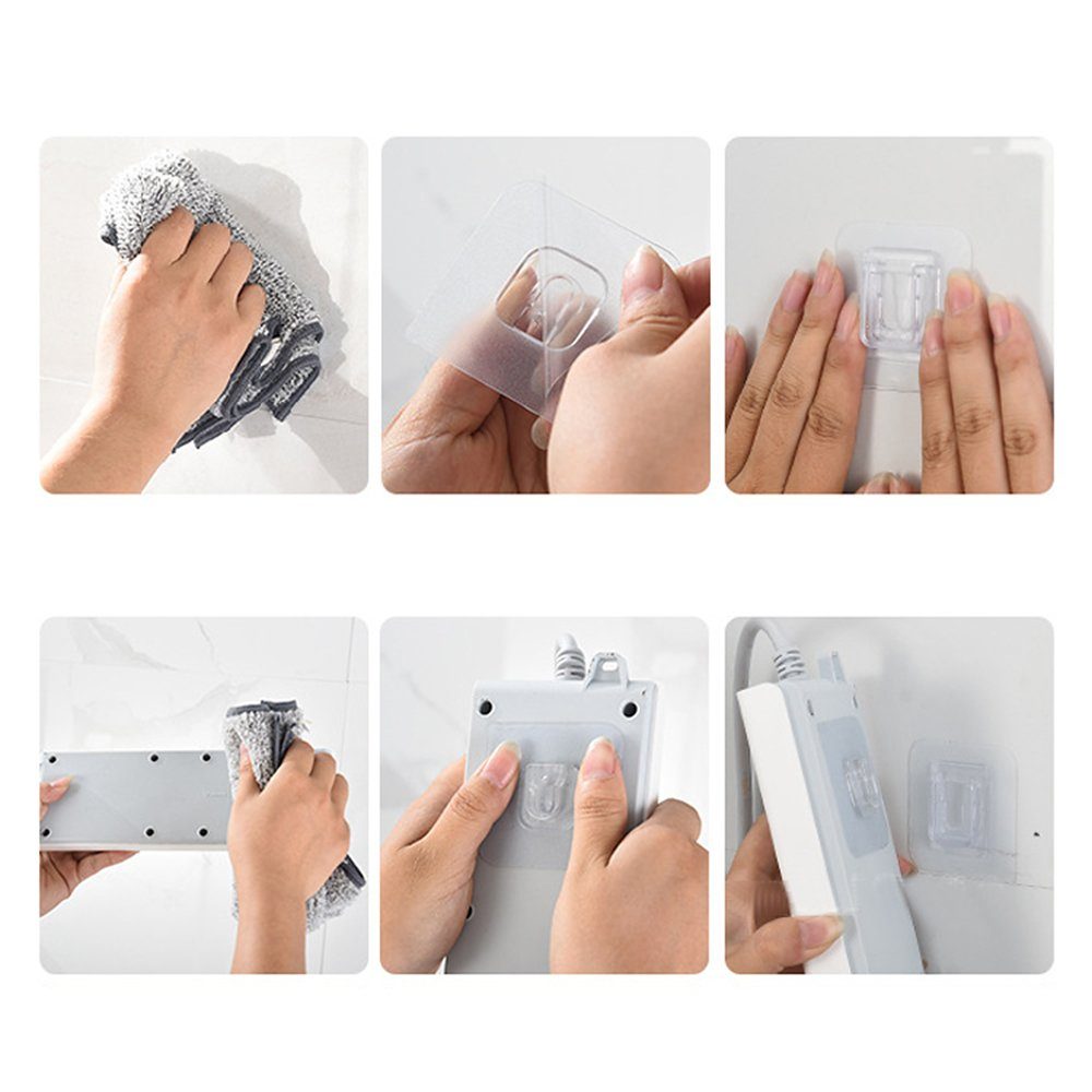 Promedix Wandhaken PR-475, Selbstklebender Montagesatz für Seifenspender Wand