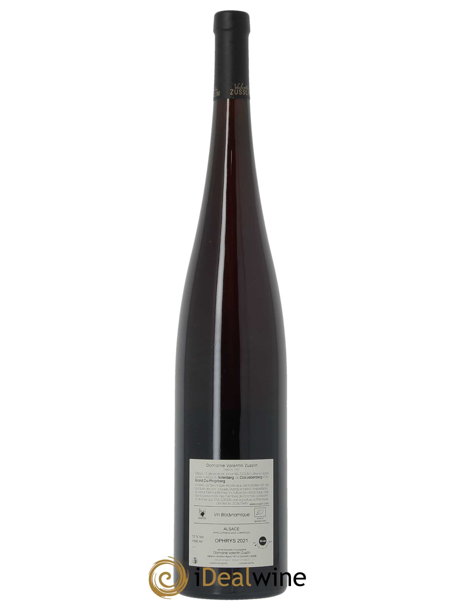 Pinot Noir Ophrys Valentin Zusslin (Domaine)  2021 - Lot de 1 Magnum