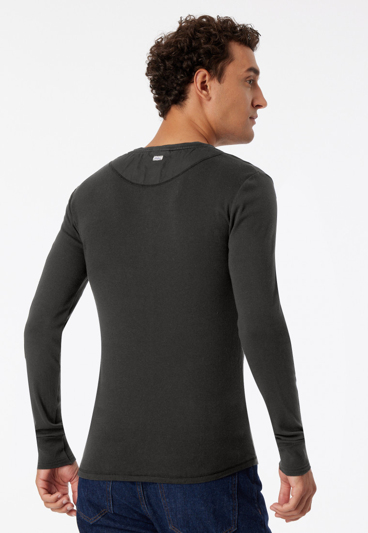 Shirt langarm anthrazit - Revival Karl-Heinz