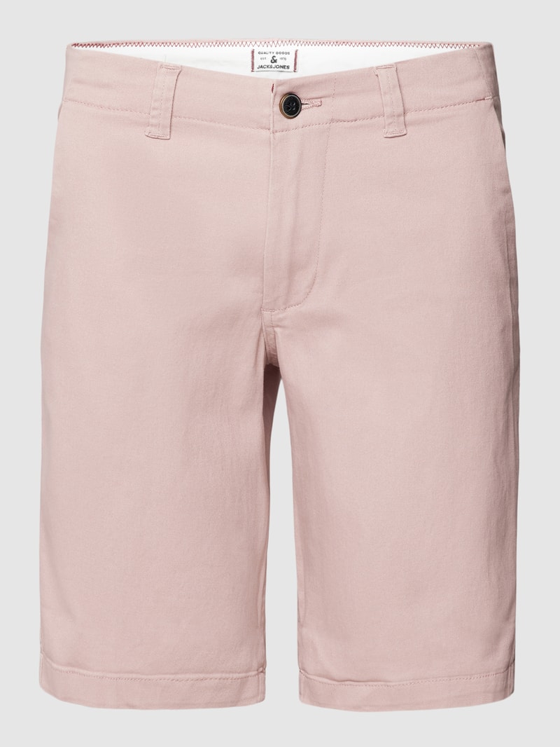 Bermudas mit französischen Eingrifftaschen Modell 'DAVE' in altrosa