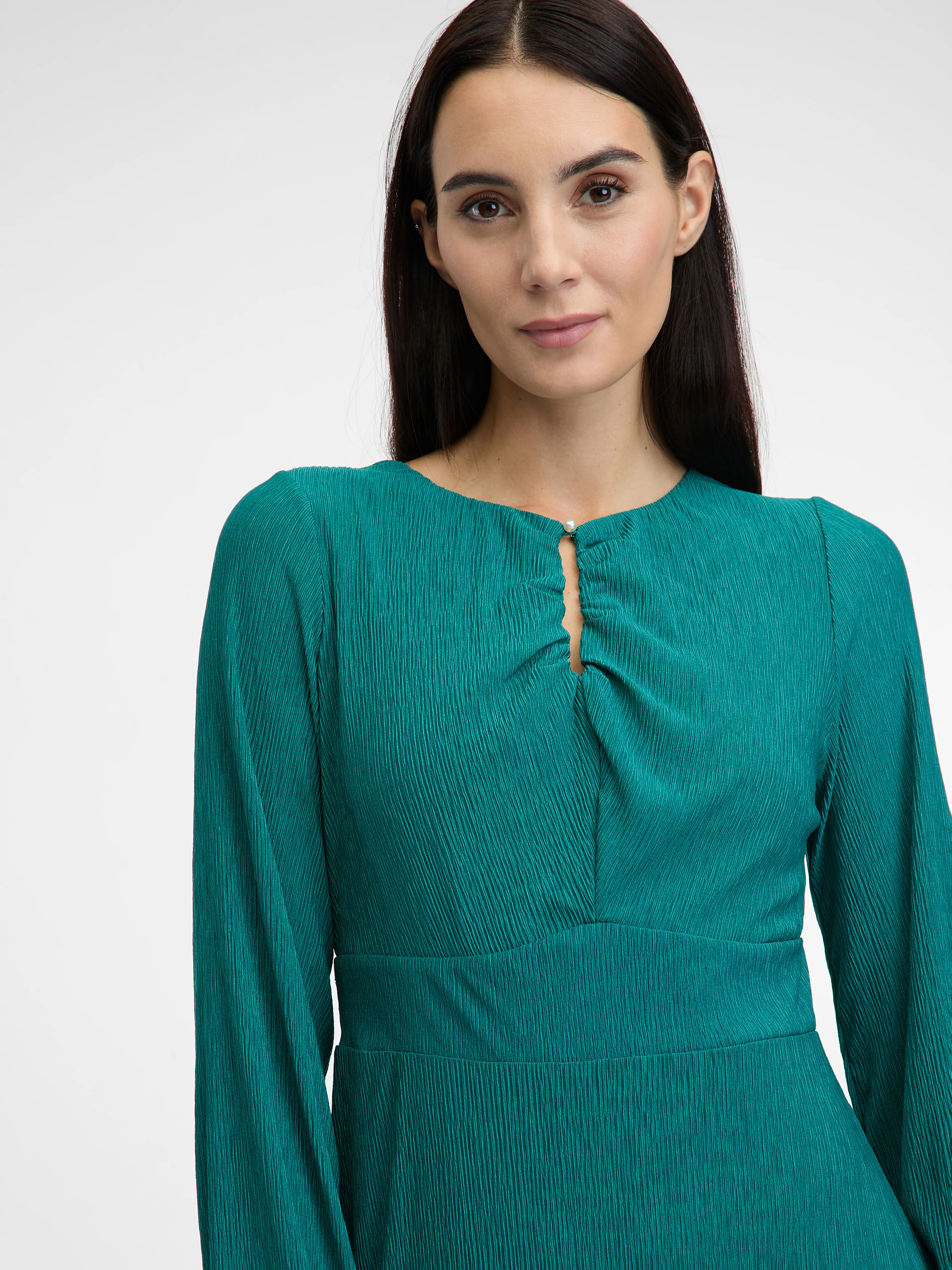 Grünes Damen-Midikleid ORSAY